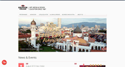 Desktop Screenshot of equator-academy.com
